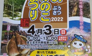 　第１０回　内房たけのこ桜祭り　